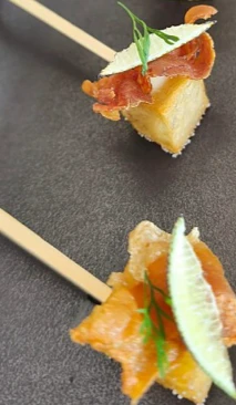 Pinchos de langostino